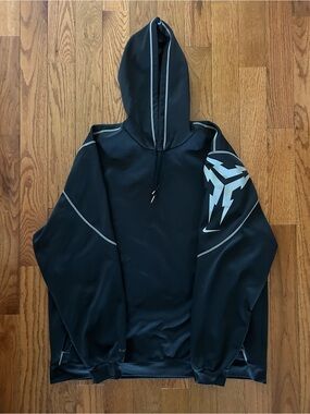 Kobe Bryant Black Mamba Logo Nike Vintage Hoodie Size 2XL